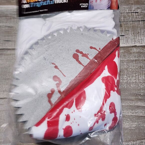 Loftus International Bloody Shirt with Buzz Saw Shirt Costume Gag Halloween - Picture 3 of 5